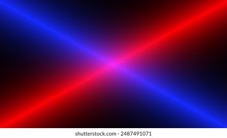 Abstract Blue and Red Background with Light Waves and Motion Effects