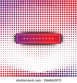 Abstract blue and red background with star
