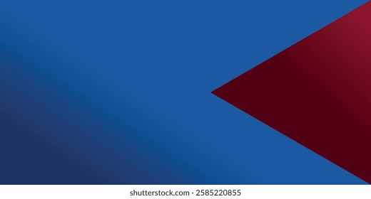Abstract blue red banner geometric shapes background. Vector abstract graphic design banner pattern presentation background web template.