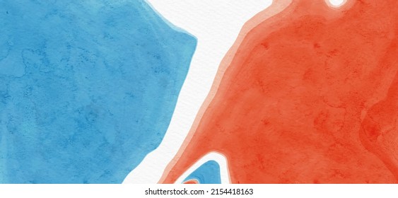 abstract blue red color background painting design. vector illustration