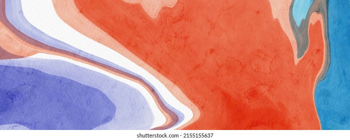 abstract blue red color background painting design. vector illustration