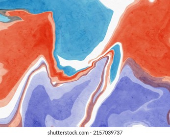 abstract blue red color background painting design. vector illustration