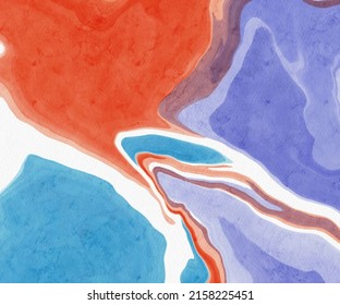 abstract blue red color background painting design. vector illustration