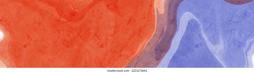 abstract blue red color background painting design. vector illustration