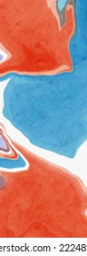 abstract blue red color background painting design. vector illustration