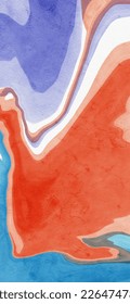 abstract blue red color background painting design. vector illustration
