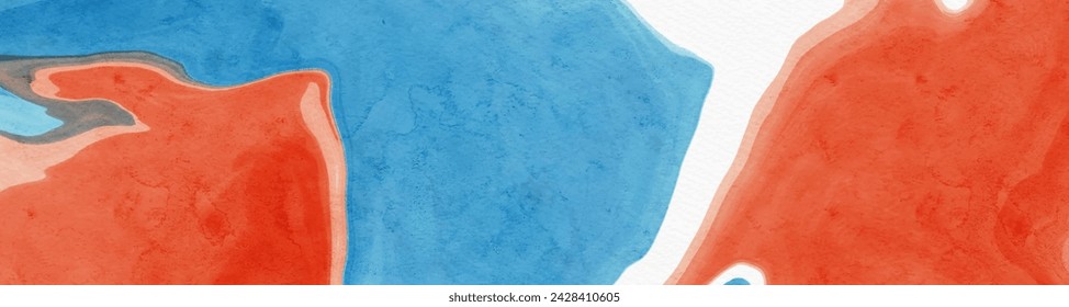 abstract blue red color background painting design. vector illustration