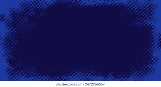 Abstract blue and red dynamic wavy line dotted texture ,Dark blue background with copy space. Modern futuristic simple dots pattern. Vector illustration