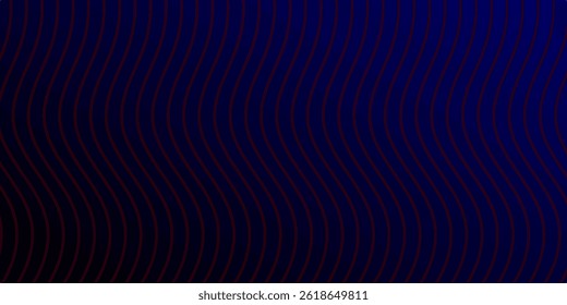 Abstract blue and red dynamic wavy line dotted texture ,Dark blue background with copy space. Modern futuristic simple dot  modern