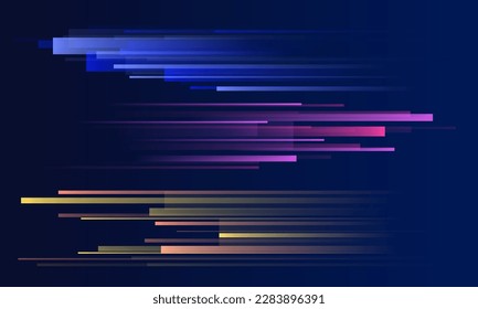 Abstract blue and red light motion background	