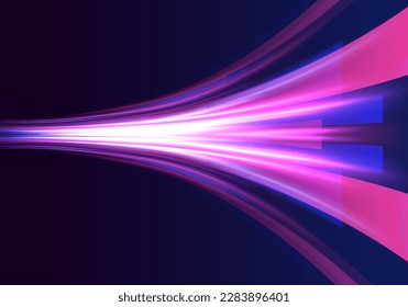 Fondo de movimiento de luz azul y roja abstracto	
