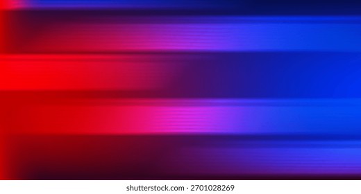 Abstract Blue and Red Neon Light Streaks Background. modern creative trendy design