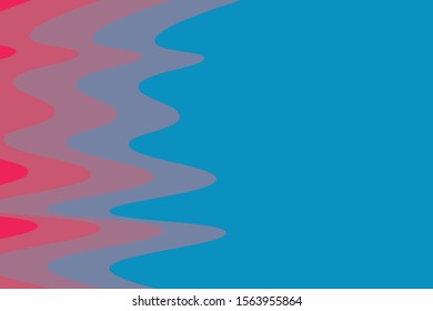 abstract blue red wave background with empty space for place texts vector eps 10