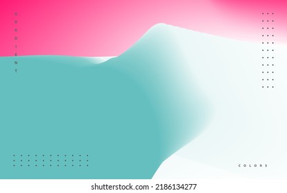 Abstract blue red and white gradient background vector