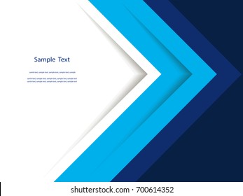 Abstract blue report cover template design. Business brochure document layout for company presentations.