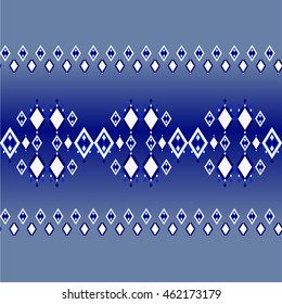 abstract blue  rhombus ornament