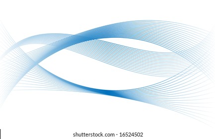Cintas azules abstractas