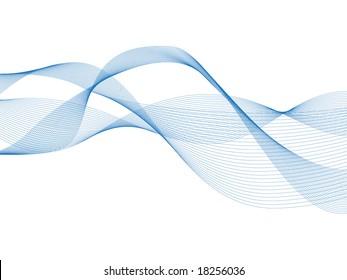 Abstract Blue Ribbons Stock Vector (Royalty Free) 18256036 | Shutterstock