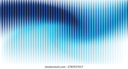 Abstract blue ripple glass effect background with glowing white light leaks gradien