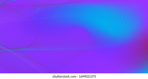 Abstract Blue, Rose Waves on the Light. Galaxy Motion. Background Technology Data. Abstract Big Data Background.