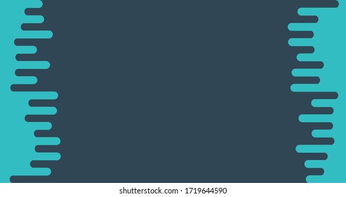 Abstract blue Rounded Lines Halftone Transition. Watefall smooth background. Stock vector illustration