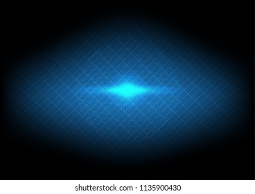 Abstract blue sci-fi space background