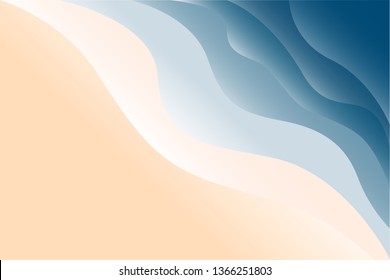 Abstract blue sea and beach summer background. space for text.