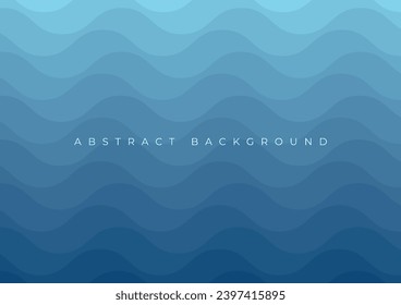 abstract blue sea waves pattern background