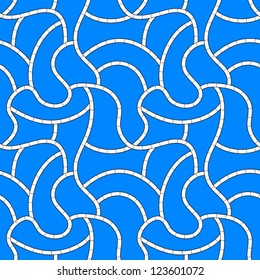 Abstract blue seamless pattern.