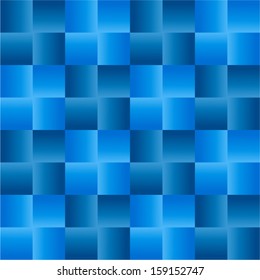 Abstract blue seamless pattern.