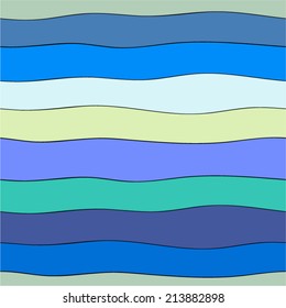 Abstract blue seamless pattern. 