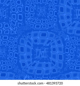 abstract blue  seamless pattern