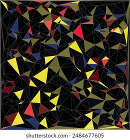 Patrón Abstractas azul sin costuras con Formas geométricas que crean un efecto dimensional, patrón colorido, patrón fresco, fondo de patrón aleatorio. estilo indio