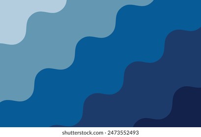 abstract blue seamless pattern wave sky background