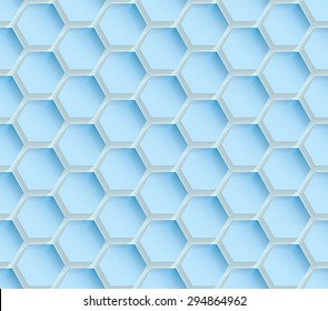 Abstract blue seamless texture. EPS10 vector illustration