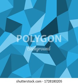 Abstrakte, blau-schattige geometrische Vektorgrafiken aus Polygon