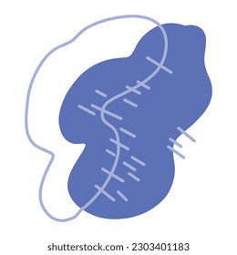 Abstract blue shape ,good for graphic design resources, backgrounds, ornaments, decoration, pamflets, banners, posters, and more