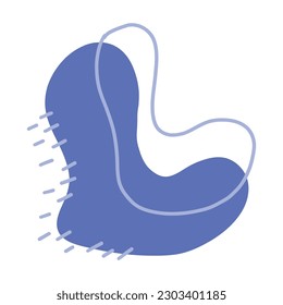Abstract blue shape ,good for graphic design resources, backgrounds, ornaments, decoration, pamflets, banners, posters, and more