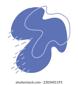 Abstract blue shape ,good for graphic design resources, backgrounds, ornaments, decoration, pamflets, banners, posters, and more