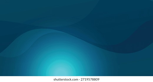 Formas azules Abstractas, ondas de gradiente, luz suave, diseño moderno, fondo