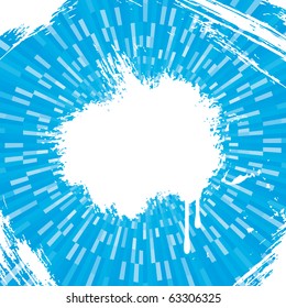 Fondo de brillo azul abstracto