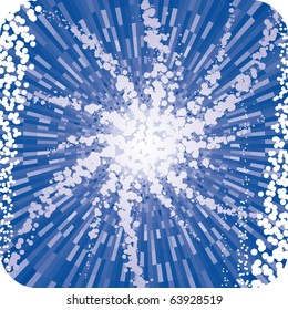 Abstract blue shine  background
