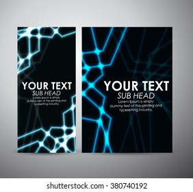 Abstract blue shining line pattern. Graphics resources design template. Vector illustration