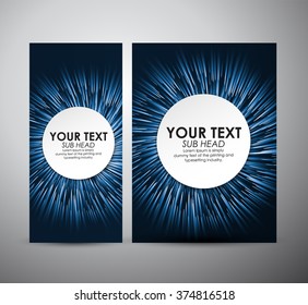 Abstract blue shining  pattern. Graphics resources design template. Vector illustration