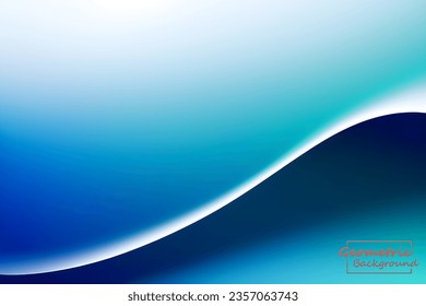 Fondo geométrico abstracto azul y plateado. Composición dinámica de formas. Ilustración vectorial.