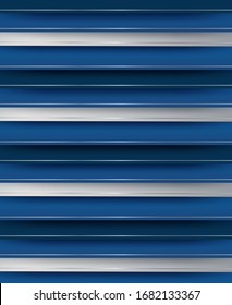 Abstract. blue - silver gradient geometric overlap shape background. vector.
