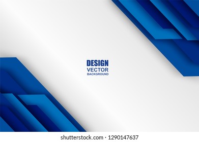 Abstract. Blue - silver overlap square background.vector .