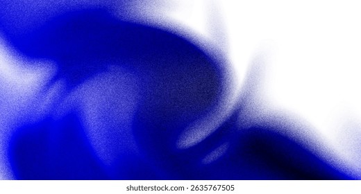Abstract blue silver wave background for design. Light waves, wavy lines. Ombre gradient. Rough rough brushed metallic effect
