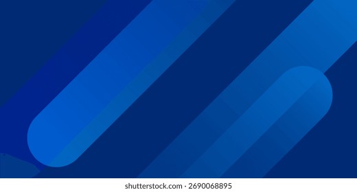 Fundo simples azul abstrato com linhas geométricas brilhantes. elemento padrão