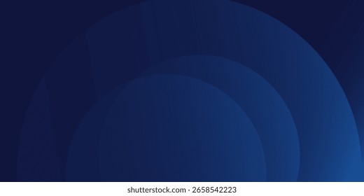 Abstrato azul simples brilhantes linhas geométricas no fundo azul escuro. Conceito moderno de boa arte